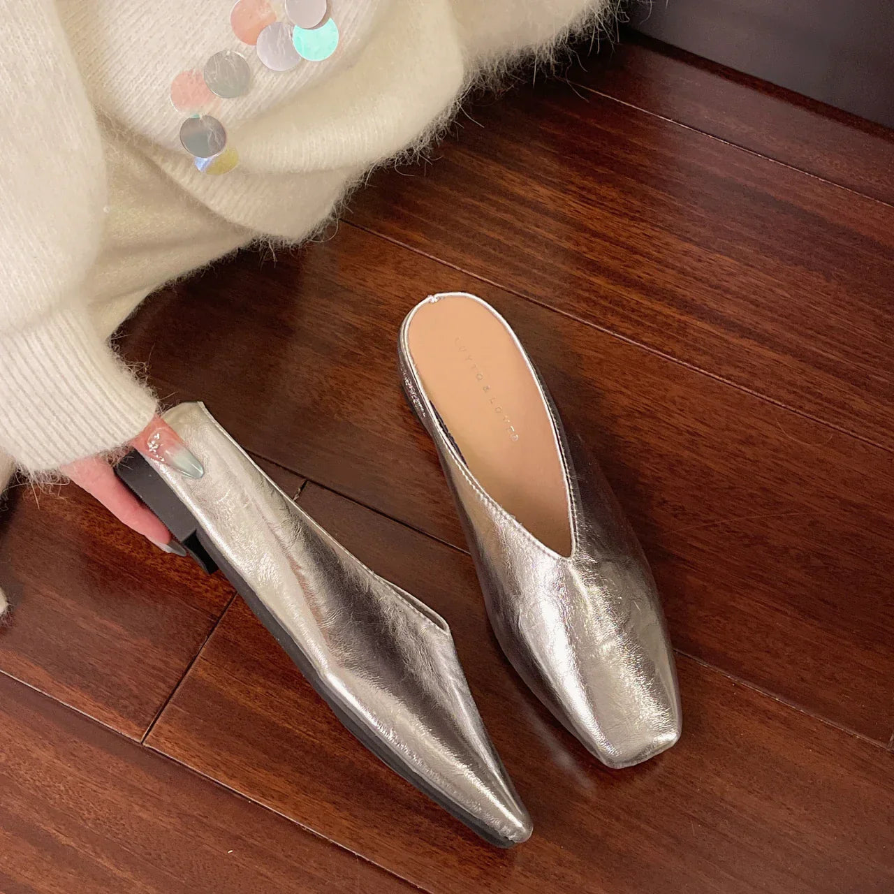 Vale Leather Flats