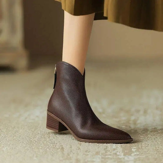 Adeline Leather Boots