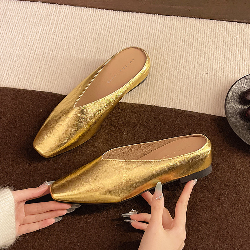Vale Leather Flats
